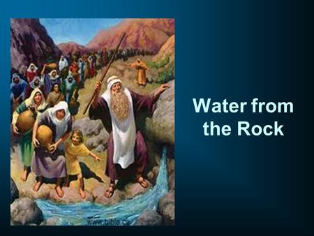 Water from the Rock. THE MANNA & THE QUAIL Lesson Learned 1)To depend on God 2)To be obedient 3)To be thankful 4)Don’t complain.