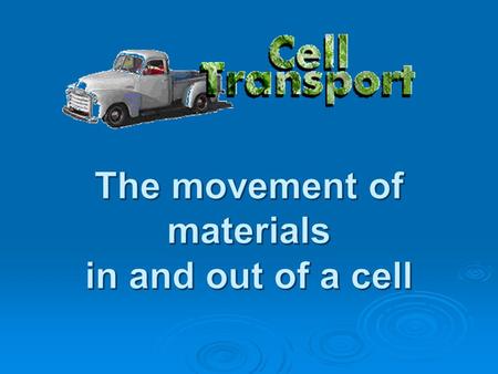 Selectively Permeable Membrane- [like a strainer] - contains different size openings called pores - only materials smaller than openings pass through.