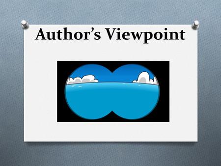 Author’s Viewpoint.