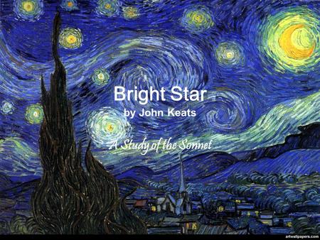 Bright Star by John Keats