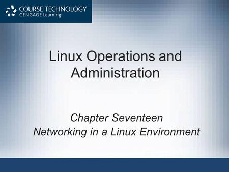 Linux Operations and Administration