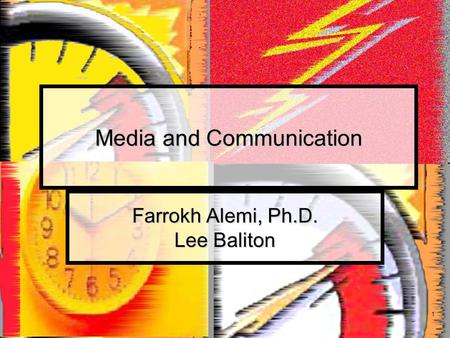 Media and Communication