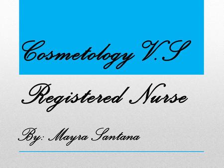 By: Mayra Santana. Cosmetology have a flexible schedule for seeing clients choose the location where you want to serve clients You can take appointments.