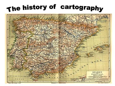 It is the technique that studies the different methods or systems of representing part or the whole surface of the earth on a plane. Maps appeared before.