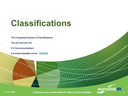 Training course on International Trade in Goods Statistics