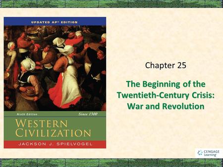 The Beginning of the Twentieth-Century Crisis: War and Revolution