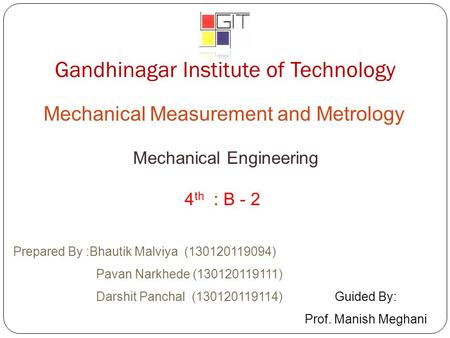 Gandhinagar Institute of Technology