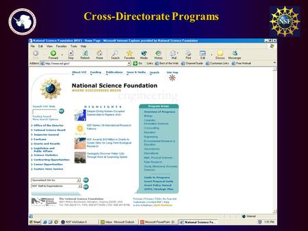 Cross-Directorate Programs. Programs with Specific Funds Increasing the Participation and Advancement of Women In Academic Science and Engineering Careers.