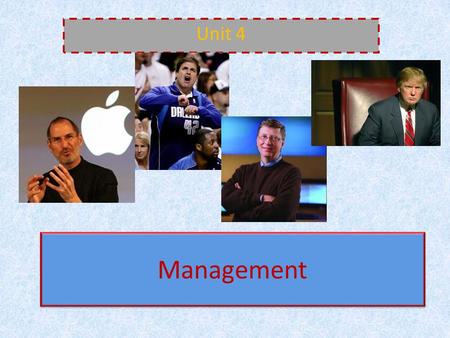 Unit 4 Management.