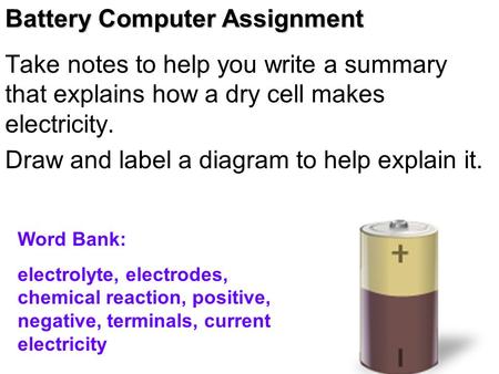 Battery Computer Assignment