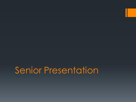 Senior Presentation. Financial Aid (What is it?)  Financial aid is money given or loaned to help pay for college.  It can come from federal & state.