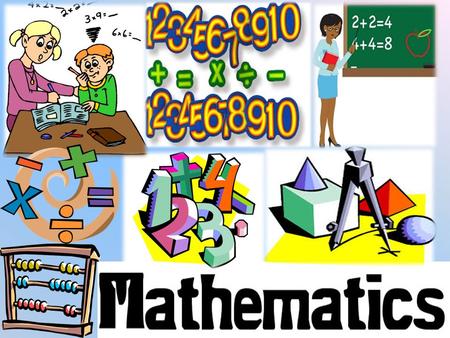 Mathematics is infused with logic, visual aids, fun and above all the beauty of numbers.