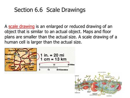 Section 6.6 Scale Drawings