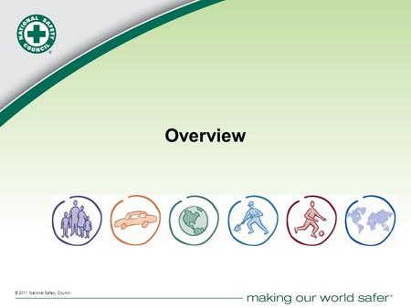 ® © 2011 National Safety Council Overview. © 2011 National Safety Council 2 Unintentional Injuries #1 cause of death for people 1 to 42 years old #5cause.