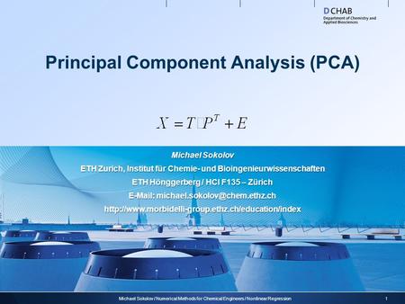 Principal Component Analysis (PCA)