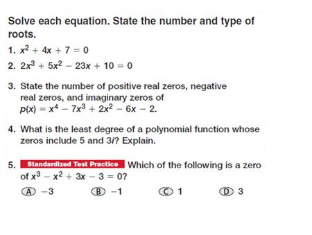 AAT-A IB - HR Date: 3/11/2014 ID Check Obj: SWBAT perform function operations.  Bell Ringer: ACT Prep Probs  HW Requests: pg 375 #42, 43; Worksheet.