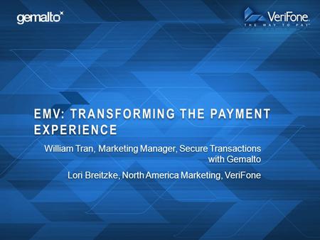 EMV: transforming the payment experience