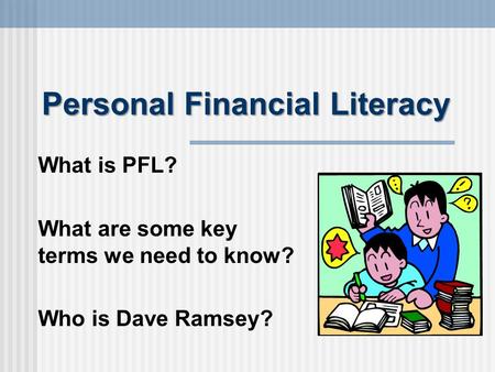 Personal Financial Literacy