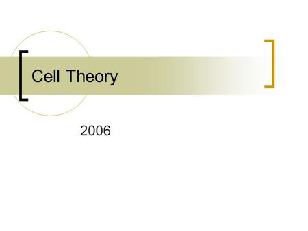 Cell Theory 2006 Early Microscopes 1600 England Robert Hooke  First to see cells Cork cells  Reminded him of monastery rooms.