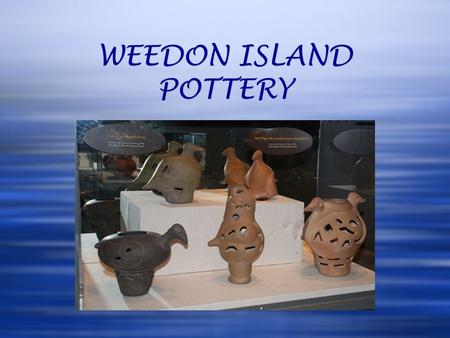 WEEDON ISLAND POTTERY. MAPS LOCAL ROAD MAP EXHIBIT.