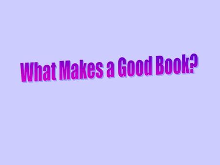 Was this a good book for you? Did the book engage you at a personal level? Did the book have a message of importance for you?