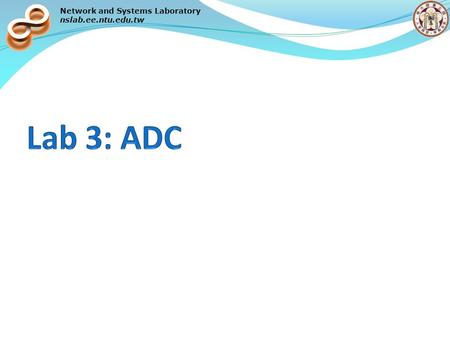 Lab 3: ADC.