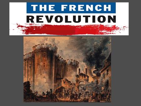 I. THE OLD REGIME A. France is divided along class lines 1. Between 3 groups: Estates - Clergy (Catholic Church officials) - Nobility - Everyone else.