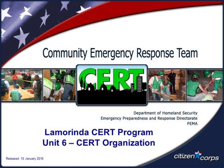 Community Emergency Response Team