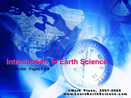 Introduction to Earth Science