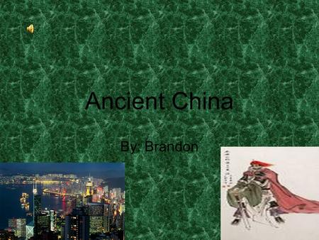 Ancient China By: Brandon. Inventions Chinese people from Ancient times were scientifically advanced. The compass is one of the Chinese inventions that.