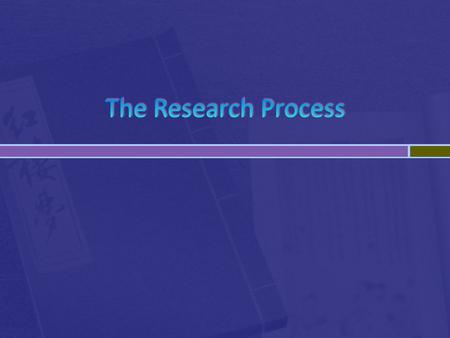  What is the first thought that comes into your mind when you hear the word research?  What do you do when you first meet someone?  You engage in conversation.