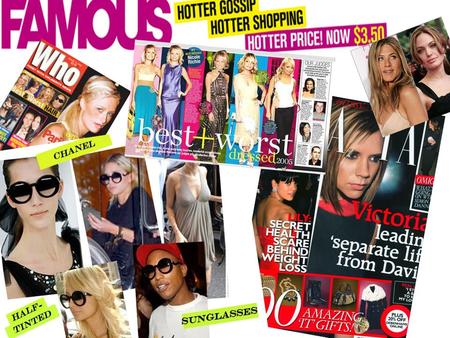 Magazines and the popularity of soft news VS Circulation Taken from the Audit Bureau of Circulations Australia’s most popular magazine Women’s weekly.