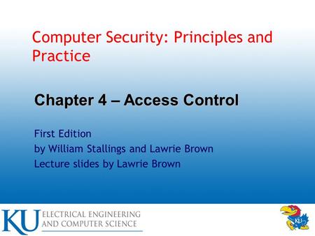 Computer Security: Principles and Practice