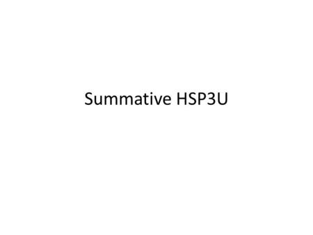 Summative HSP3U. Title page Abstract One paragraph that summarizes your whole projects content The movie Mean girls focused on this…. This relates to.