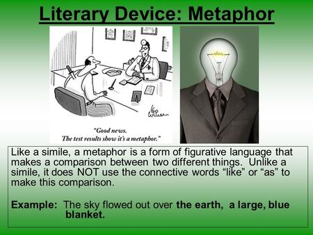 Literary Device: Metaphor