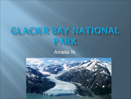 Amelia N..  Glacier Bay became an official national park, in 1925. It became a national park, to protect a number of tide water glaciers.