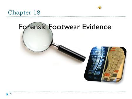 Forensic Footwear Evidence