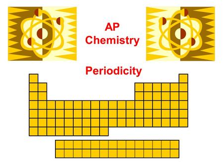 Periodicity AP Chemistry. Sodium and potassium react w /water to produce hydrogen gas. valence orbitals: outer-shell orbitals -- elements in the same.