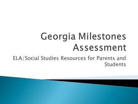 ELA/Social Studies Resources for Parents and Students.