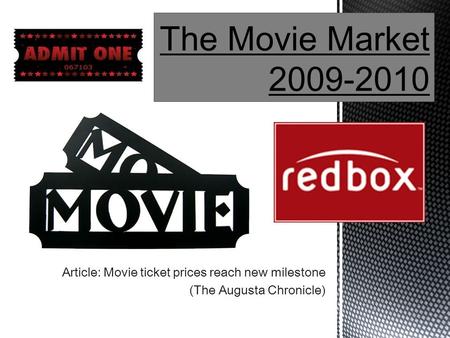 Article: Movie ticket prices reach new milestone (The Augusta Chronicle)