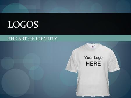 THE ART OF IDENTITY LOGOS. 1 2 3 4 5 6 7 8.