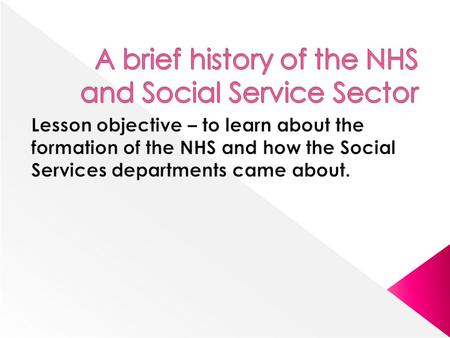  When health secretary Aneurin Bevan opens Park Hospital in Manchester, it is the climax of a hugely ambitious plan to bring good healthcare to all.