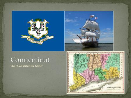 The Constitution State. Connecticut was one of the original 13 colonies and was founded in the year 1636 by Thomas Hooker First English settlers arrived.