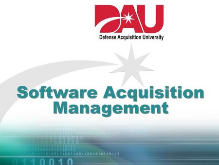 Software Acquisition Management. Cloud Computing 2.