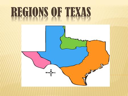 Regions of Texas.