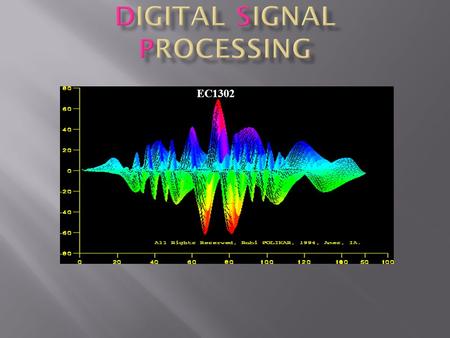 Digital Signal Processing