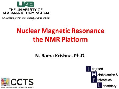 Nuclear Magnetic Resonance