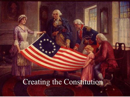 Creating the Constitution. Articles of Confederation The new country had many problems under the Articles of Confederation and needed to be fixed. A convention.