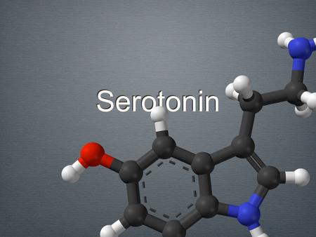 Serotonin. Content What is Serotonin? What is it used for? What’s the effect (too much/too little of it)? Factors that may cause Imbalance in serotonin.