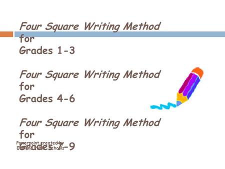 Powerpoint created by Edmond Public Schools